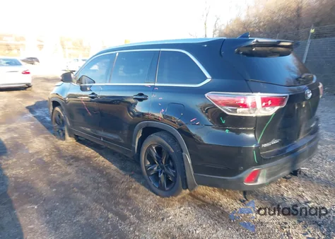 2016 Toyota Highlander Limited Platinum V6 z USA, uszkodzony, nr VIN 5TDDKRFH2GS317671